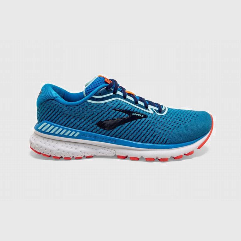 Brooks Adrenaline Gts 20 - Zapatillas Running Asfalto Mujer - Coral / Azules / Azul Marino (NX861297